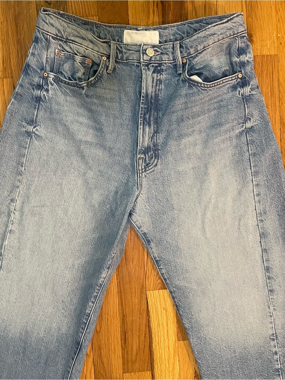 MOTHER SUPERIOR The Half-Pipe Ankle Barrel Jeans This Is How I Roll Size 31 - Picture 5 of 10